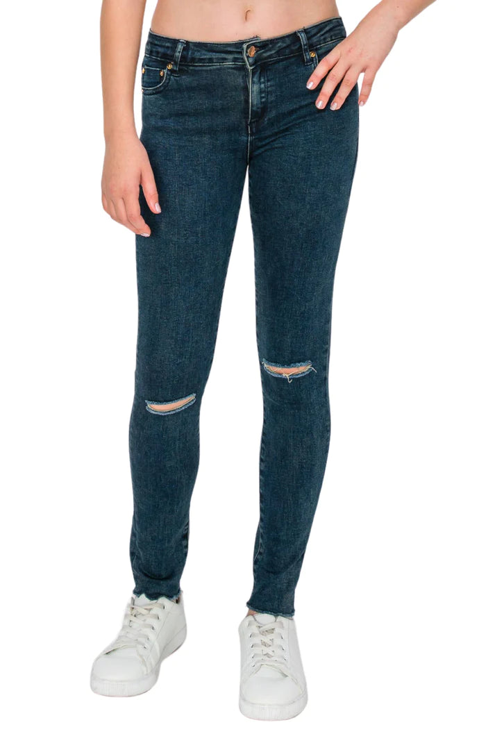Vibrant - High Waisted Distressed Bootcut Jeans – TandyWear