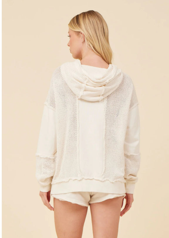 Vintage Havana- Mesh Crochet Hoodie – TandyWear