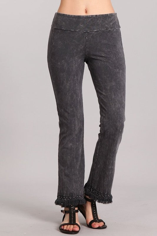 Wide leg pants - Dark Ash Gray – TandyWear
