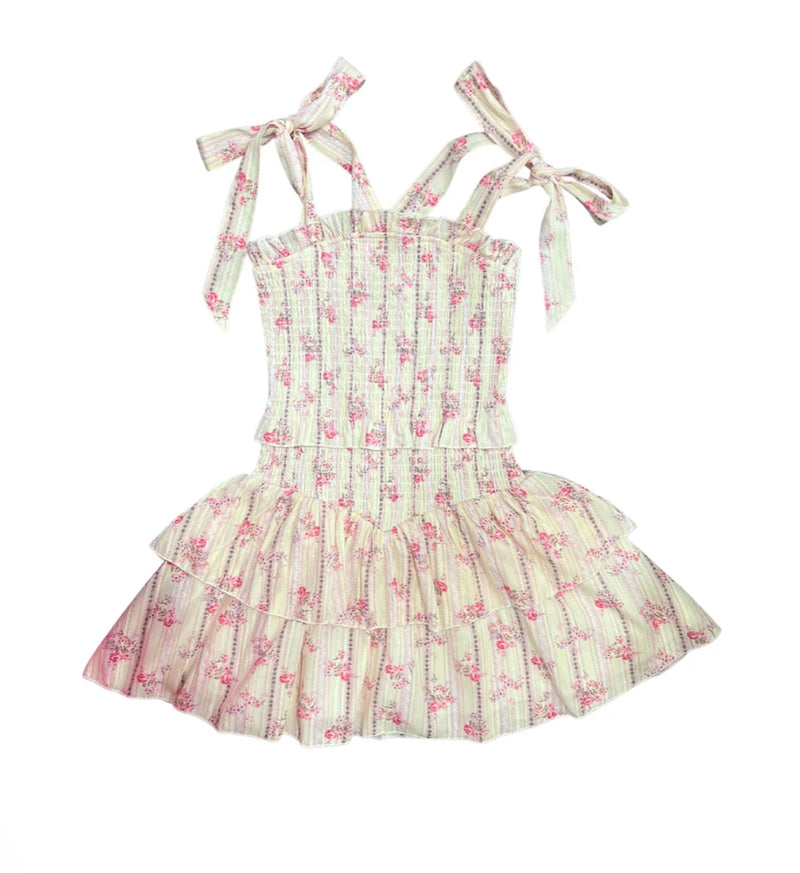 Emerson Floral Print Dress- Girls