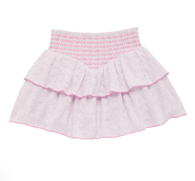 Karlie Embroidered Skirt- Girls