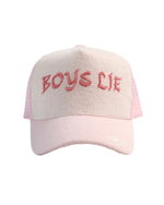 Boys Lie Pastel Me Terry Trucker Hat