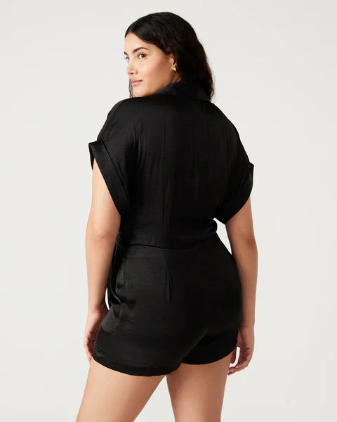 Steve Madden Tori Romper Black / 2 Steve Madden Tori Romper Black / 2