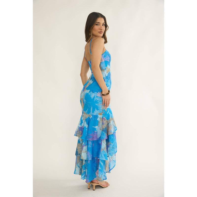 layered ruffle midi dress Sweetheart Tiered – TandyWear gs a Reversible