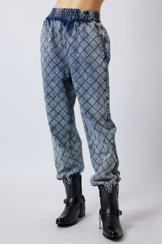 Shop Louis Vuitton MONOGRAM Women's Blue Pants