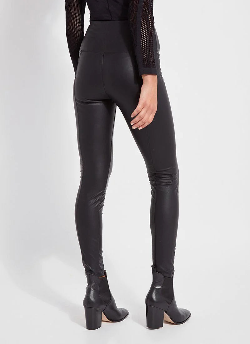 Lysse Textured Leather Legging - Kohl Black – TandyWear