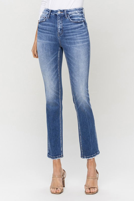Flying Monkey - Independent Studies - Stretch High rise Straight Leg Jean -  F4847