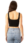 Suzette Collection- Ribbed Corset Top