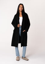 Cozy Oversized Two Pocket Hooded Cardigan