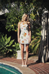 Summer Print One Shoulder Mini Dress