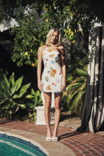 Summer Print One Shoulder Mini Dress