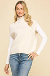 Mock Neck Sweater Vest
