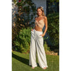 Micro Rib Twist And Shout Crop Top
