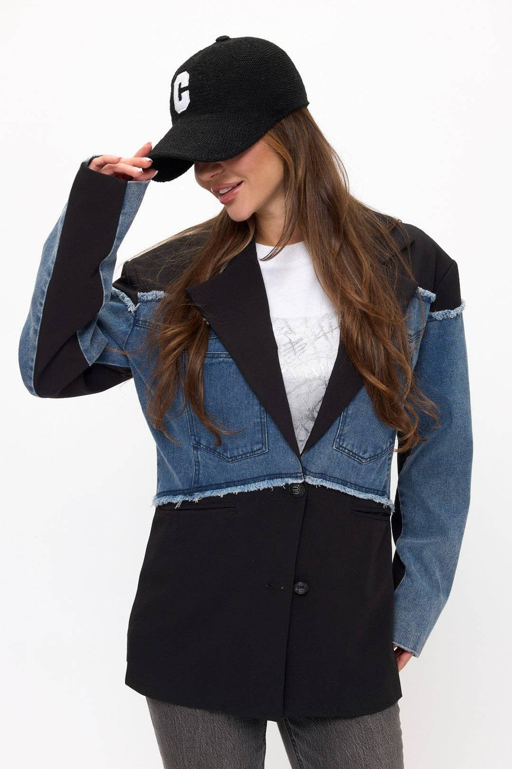 Mixed Media Statement Jacket