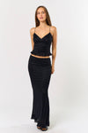 Lace Cami Top and Maxi Skirt Set