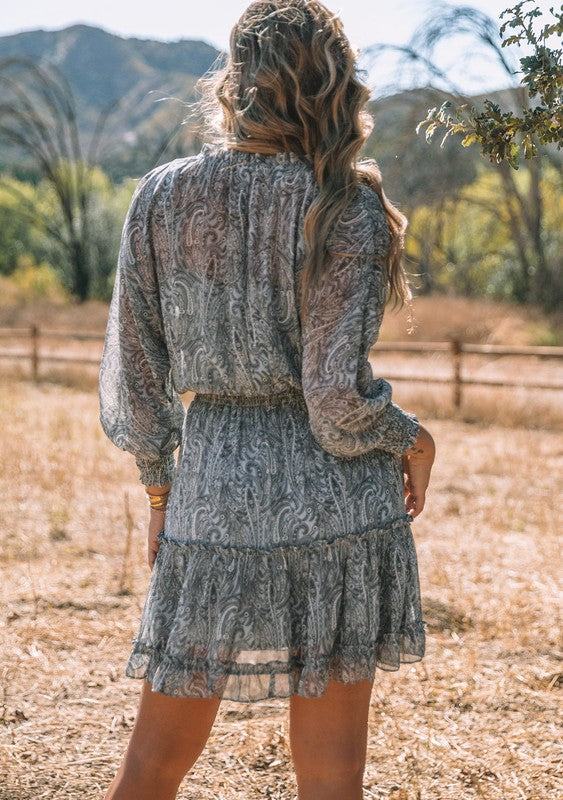 Dolman Short Sleeve Tiered Dress