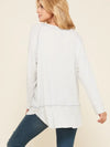 Tiger Brush Boat Neck Sweater