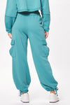 Vintage Havana- Terry Cargo Fleece Pant