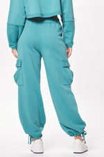 Vintage Havana- Terry Cargo Fleece Pant