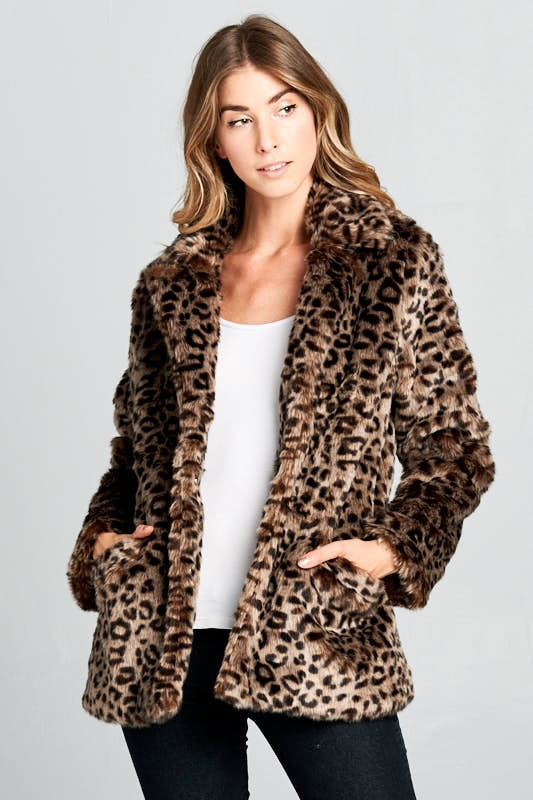 Leopard Fur Jacket