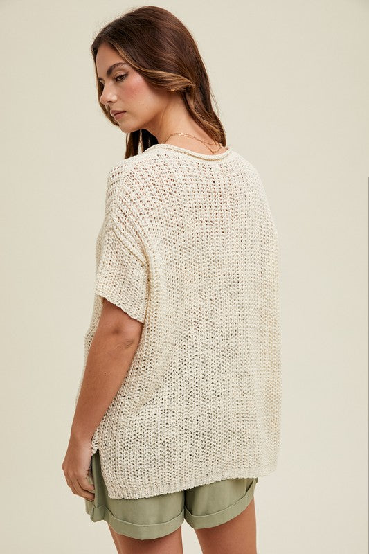 Lightweight Open Knit Sweater