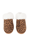 Leopard Print Faux Fur Cozy Slippers