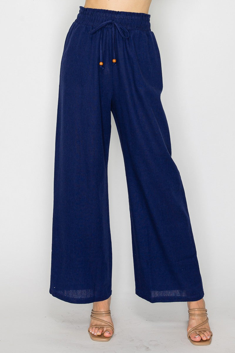 Linen Wide Leg Pants