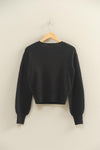 Surplice V-Neck Sweater