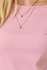 Reverse Coverstitch Top