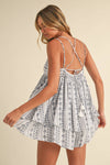 Trapeze Baby doll Tassel Romper