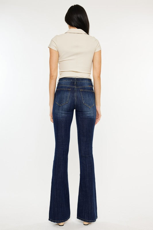 Kan Can Mid Rise Flare Jeans