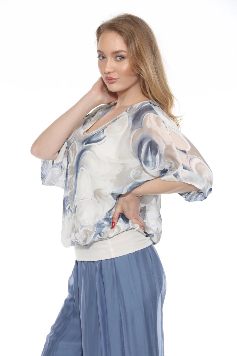 Designed Silk Top