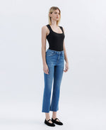 Flying Monkey High Rise Raw Hem Bootcut Jeans