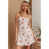 Bow Tie Print Mini Dress