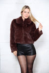 Zip Up Fur Jacket