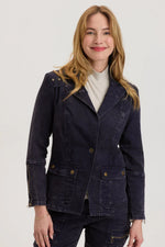 Terrwyn Blazer in Distress Wash