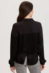 Baris Snap Up Top - Black