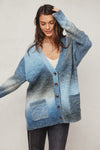 Ombre Front Pocket Cardigan