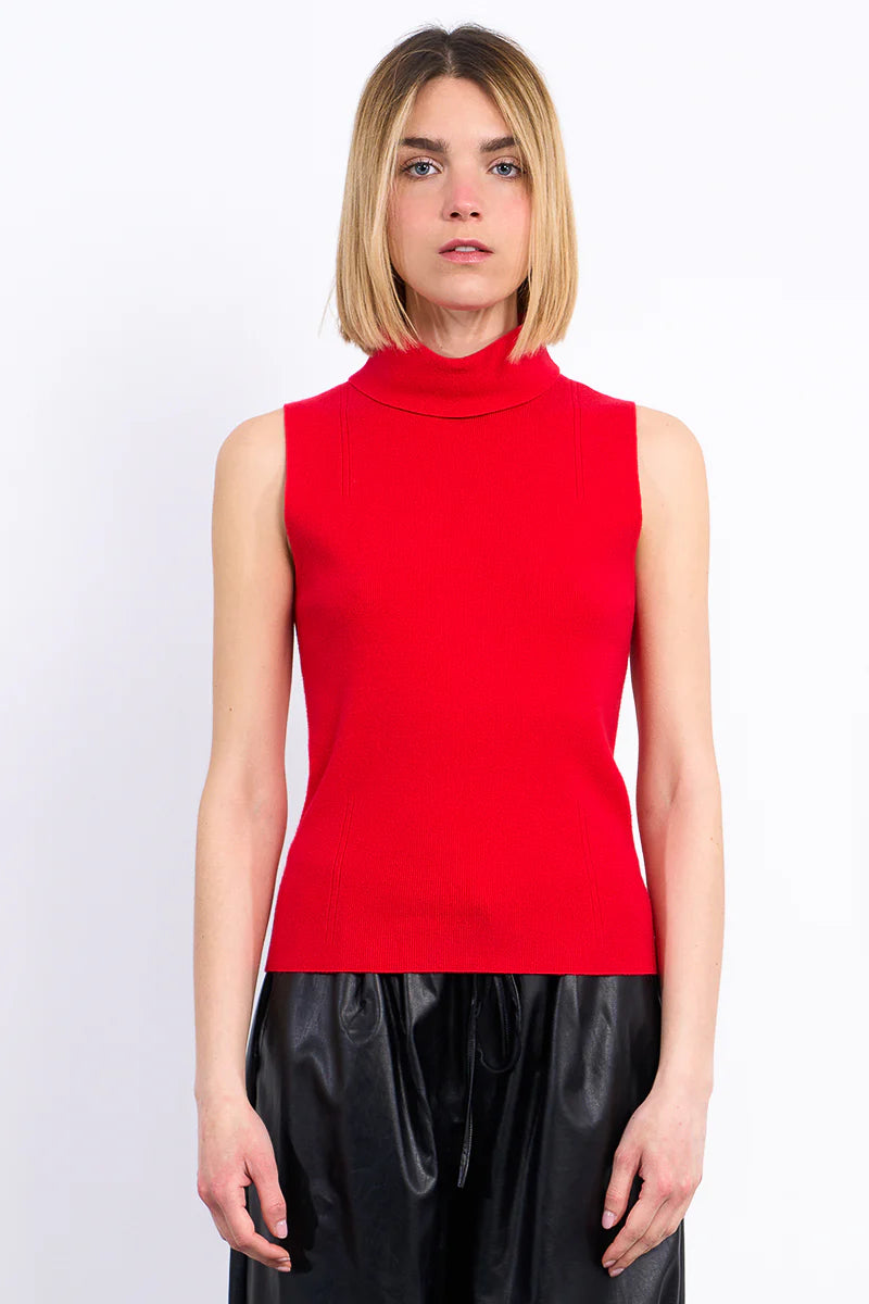 Knitted Sleeveless Sweater