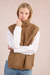 Knitted Sleeveless Sweater
