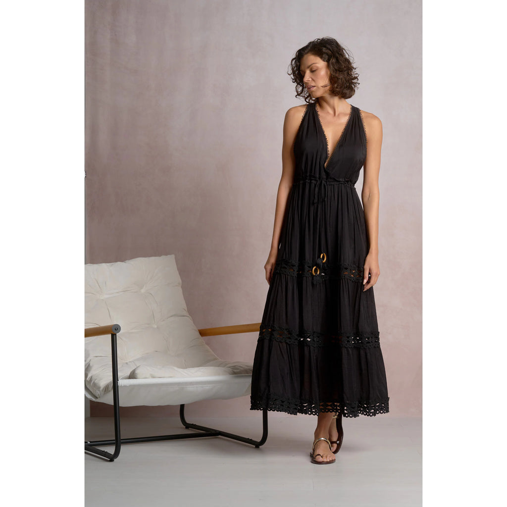 Elan Maxi Strapless Tiered Dress – TandyWear