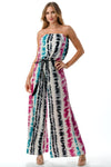 Ariella Tube Jumpsuit w/ Braided Belt