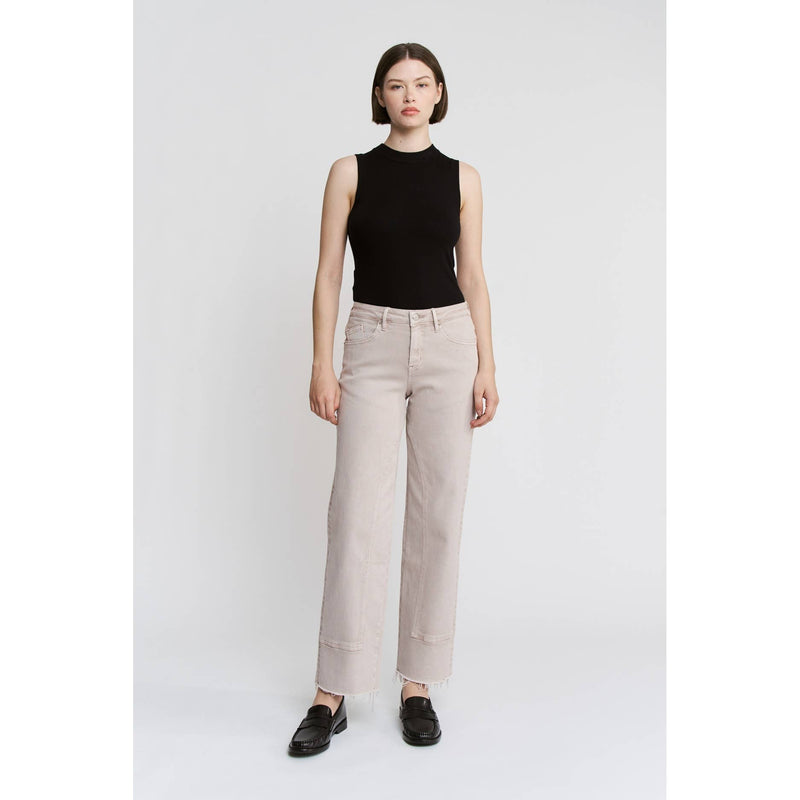 Mica Denim High Rise Ankle Straight Leg