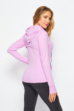 Knit Solid Performance Jacket - Lilac