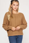 Brushed Thermal Knit Top