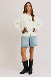 "Horse" Graphic Long Sleeve Cardigan