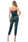 Strapless Jogger Leg Jumpsuit