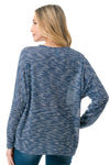 Ariella Keyhole Dolman Sleeve Top