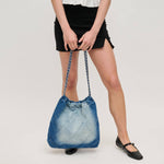 Maisie Quilted Denim Hobo