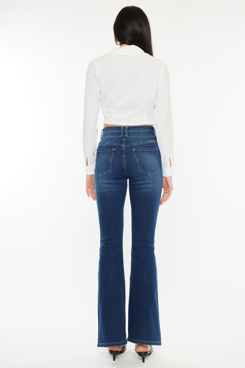 Kan Can Petite High Rise Skinny Bootcut